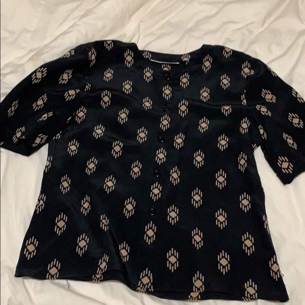 Vintage Gloria Sachs blouse, size 10 (large)